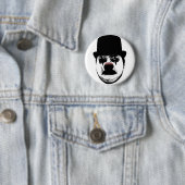 Trauriger Clown-Knopf Button (Beispiel)