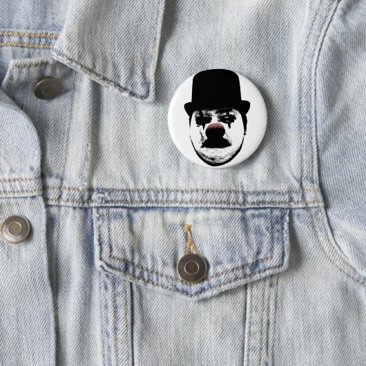 Trauriger Clown-Knopf Button (Beispiel)