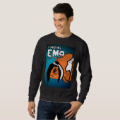 Trauriger Clownfisch Sweatshirt (Vorne ganz)