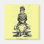 Trauriger Clownmagnet Magnet (Vorne)