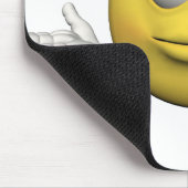 Trauriger Emoticon Mousepad (Ecke)