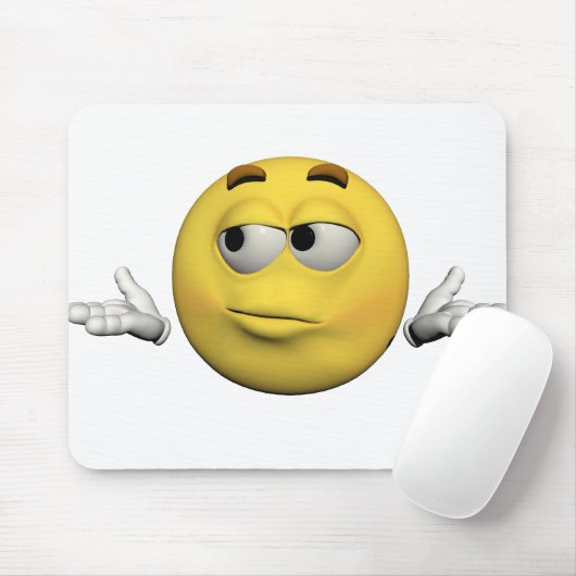 Trauriger Emoticon Mousepad (Mit Mouse)