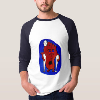 Trauriger Fuß, glücklicher Fuß T-Shirt
