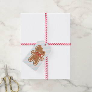 Trauriger gebissener Kawaii Lebkuchen-Mann Geschenkanhänger