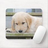 trauriger, goldener Retrippensatz Mousepad (Mit Mouse)