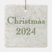 Trauriger japanischer Frosch Toad im 19. Jahrhunde Keramikornament (Rückseite)