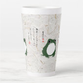 Trauriger japanischer Frosch Toad im 19. Jahrhunde Milchtasse (Vorderseite)