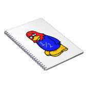 Trauriger Jayhawk Notizblock (Rechte Seite)