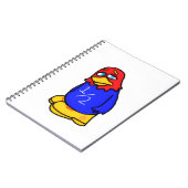 Trauriger Jayhawk Notizblock (Linke Seite)