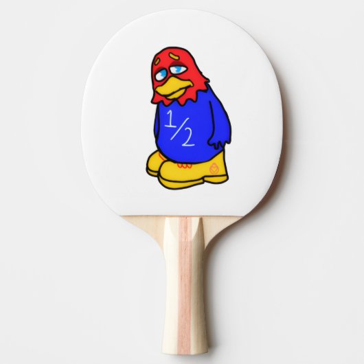 Trauriger Jayhawk  Tischtennis Schläger (Vorderseite)