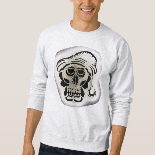 Trauriger Jolly Roger - Sweatshirt (Vorderseite)