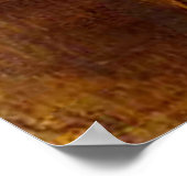 Trauriger junger Mann in einem Zug Poster (Ecke)