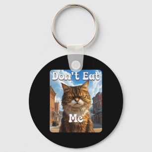 Trauriger Katzenwiderstand esst Me Advocacy Schlüsselanhänger