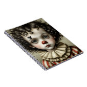 Trauriger kleiner Clown | Notebook-Journal Notizblock (Rechte Seite)