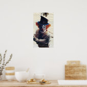 trauriger kleiner Clown Poster (Küche)