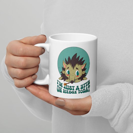 Trauriger kleiner Igel Kaffeetasse