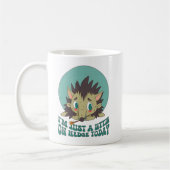 Trauriger kleiner Igel Kaffeetasse (Links)