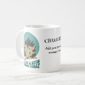 Trauriger kleiner Igel Kaffeetasse (Vorderseite Links)