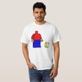 Trauriger Leggo Mann T-Shirt (Vorne ganz)