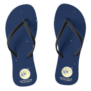 Trauriger Mond Badesandalen