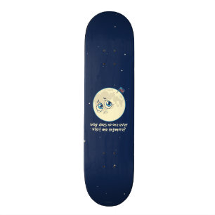 Trauriger Mond Skateboard