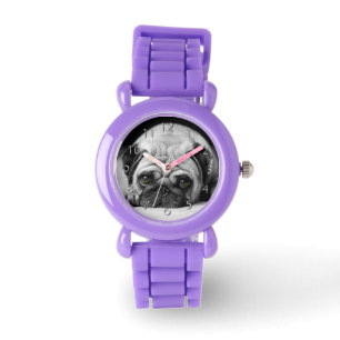 Trauriger Mops Armbanduhr