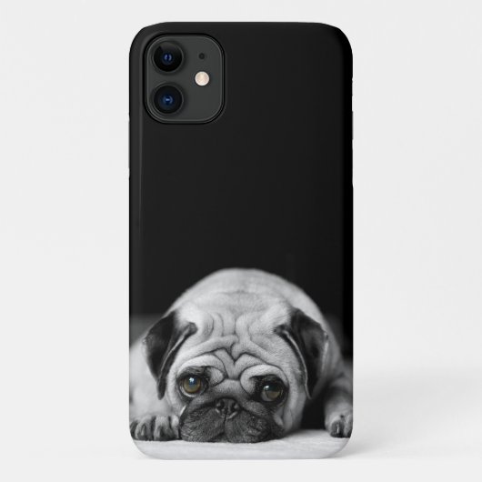 Trauriger Mops Case-Mate iPhone Hülle (Rückseite)