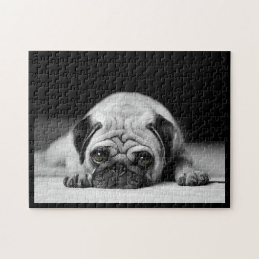 Trauriger Mops Puzzle (Horizontal)