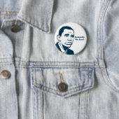 Trauriger Obama-Knopf Button (Beispiel)