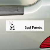 Trauriger Panda Autoaufkleber (Auf Auto)