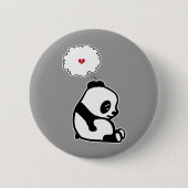 Trauriger Panda Button (Vorderseite)