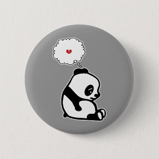 Trauriger Panda Button