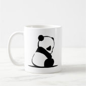 Trauriger Panda - niedlicher Baby-Panda-Bär Kaffeetasse (Links)