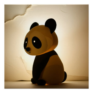 Trauriger Panda Poster