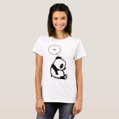 Trauriger Panda T-Shirt (Vorne ganz)