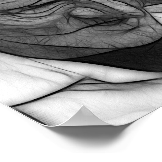 Trauriger Poster (Ecke)