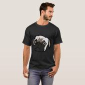 Trauriger Pug ist traurig T-Shirt (Vorne ganz)