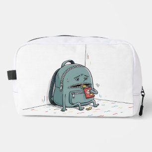 Trauriger Rucksack mit Chips Funny Relating Cart