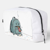Trauriger Rucksack mit Chips | Funny Relating Cart (Rechte Ecke)