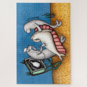 Trauriger Siegel Doctor Earth Day Puzzle (Vertikal)