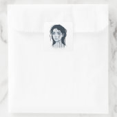 Trauriger Sticker (Tasche)