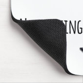 Trauriger Strichmännchen für Golfer Mousepad (Ecke)