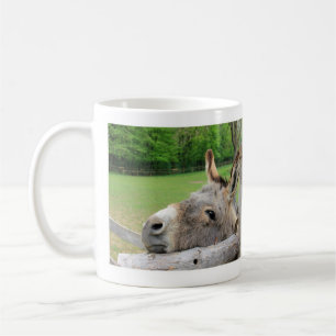 Trauriger und einsamer Esel Becher Kaffeetasse