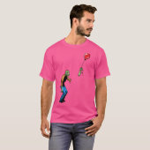 Trauriger Zombie mit Luftballon-Junge T-Shirt (Vorne ganz)