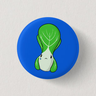 Trauriges Bok Choy Button