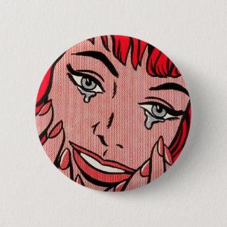 Trauriges Comic Button