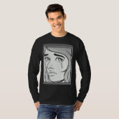 Trauriges E Mädchen Ästhetik E Junge Trauriger Jun T-Shirt (Vorne ganz)