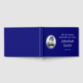 Trauriges, einfaches Bestattungsguestbook; individ Gästebuch (Voll)