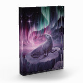 Trauriges einsames Siegel Fotoblock (Links)