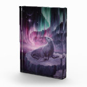 Trauriges einsames Siegel Fotoblock (Rechts)